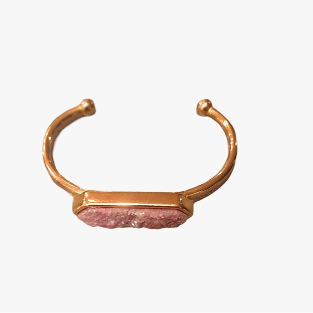 Kinsley Armelle Gold and Purple Bracelet - Picture 3 of 6